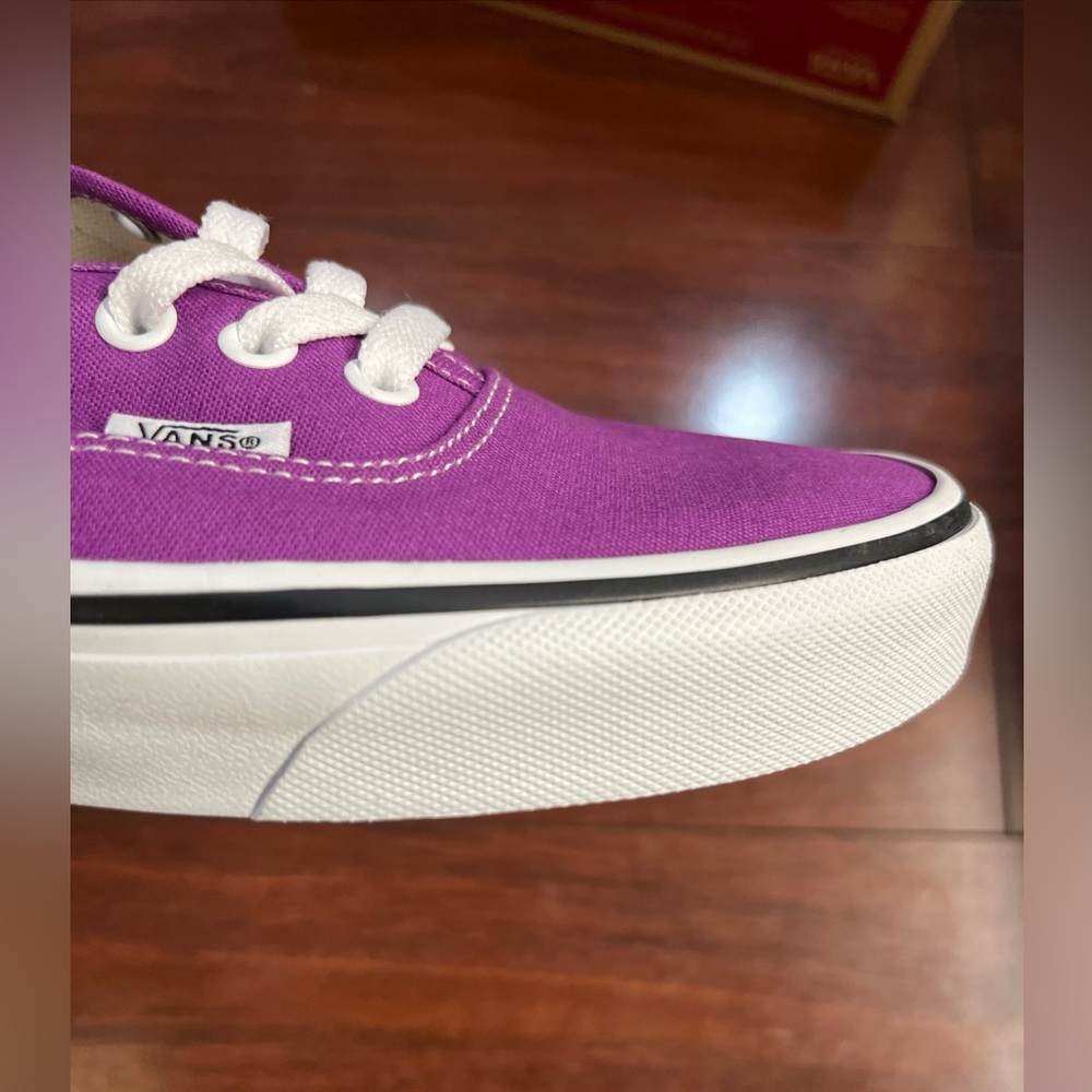 Womens 7.5 Vans Authentic Color Theory Willowherb Low Top Shoe Sneaker HALF BOX - Picture 11 of 16